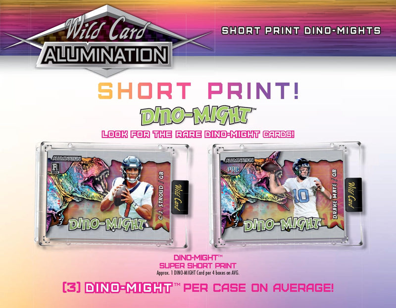 2023 Wild Card Alumination Special Rookie & Insert Edition Football Hobby Box 6 Encased Trading Cards Per Box